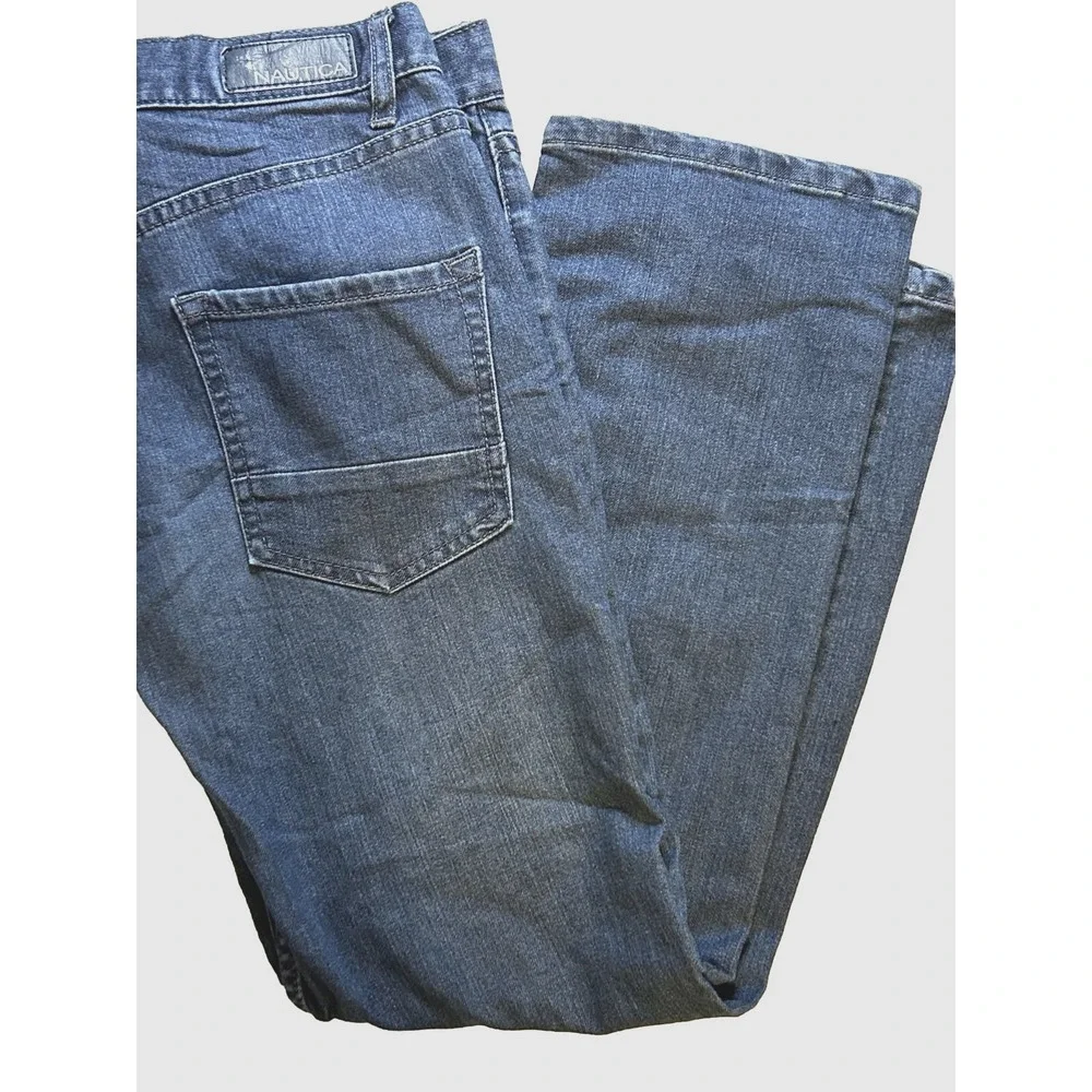 Nautica - Jeans - Boys - Youth - Size 12 - Blue Denim - Straight Fit - Stretch